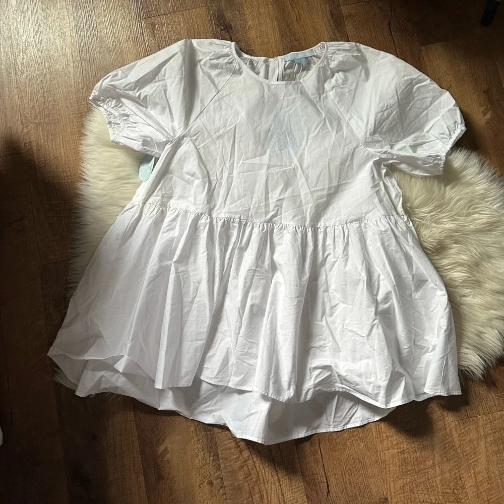 HILL HOUSE The Francesca Top In White